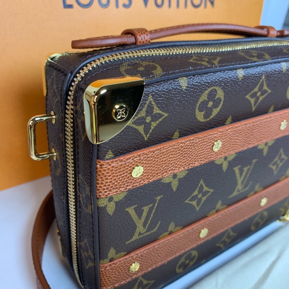 ββ NEW Louis Vuitton X NBA Handle Monogram Trunk crossbody LV Basketball bag - Picture 11 of 16